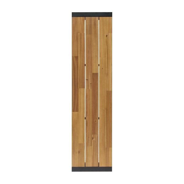 Bancos de acero Bolero y madera de acacia de estilo industrial 160cm, PU: 2 piezas, DS158
