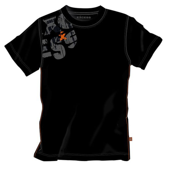 Excess de camiseta negra, talla: XS, 021-1-41-51-BLA-XS