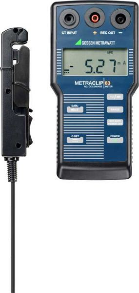 Pinza amperimétrica Gossen Metrawatt para medir corrientes de fuga y señales de proceso (4-20 mA) METRACLIP 64, M311H