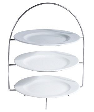 Estante para platos de contacto, 3 niveles para platos de hasta 26 cm, 3240/253