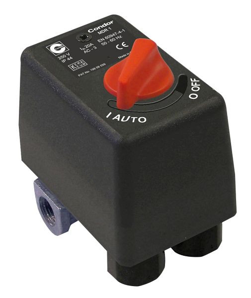 Presostato ELMAG CONDOR, MDR 1/11 bar, 230 voltios, incluida válvula limitadora de presión AEV 1 S, 11919