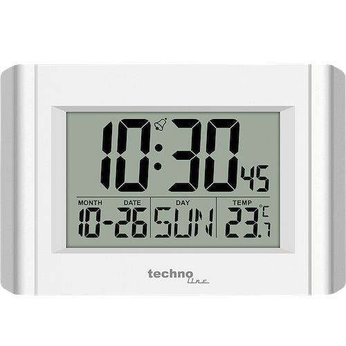 Reloj de pared de cuarzo Technoline, dimensiones: 215 x 150 x 28 mm, WS 8002