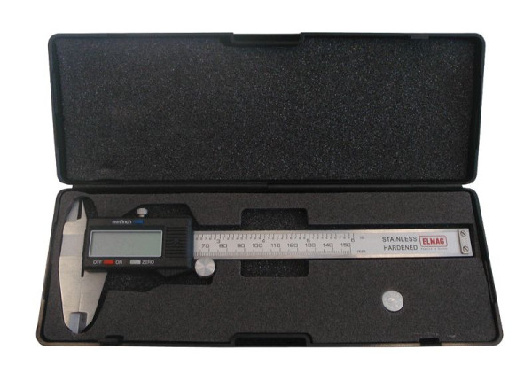 Pie de rey digital de precisión ELMAG 150 mm, estándar, 88720