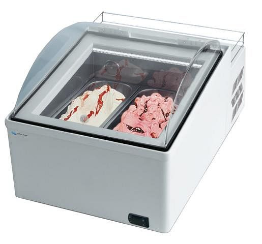Vitrina móvil para helados gel-o-mat, modelo Icepoint 2, 4x2,5 o 2 x 5 litros, 1630.2.0