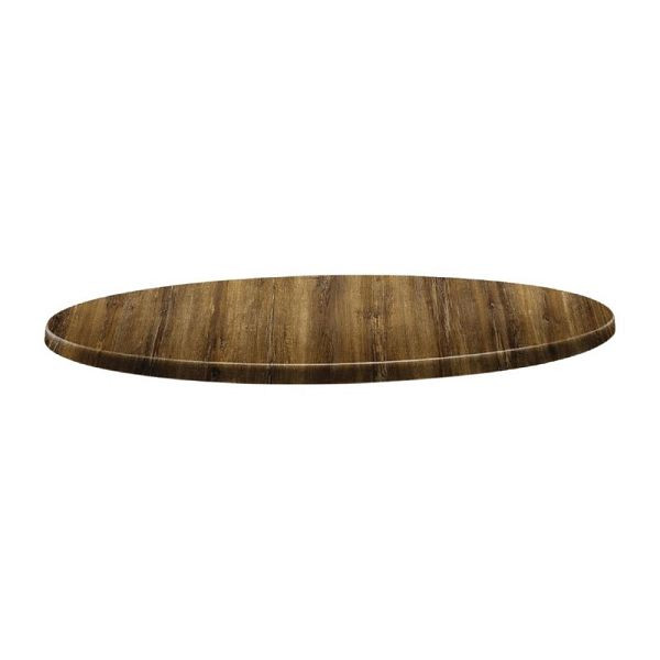 Topalit Classic Line tablero de mesa redondo de madera de cerezo de Atacama 70cm, DR928