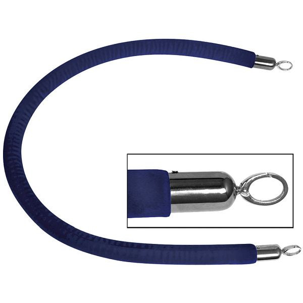 Cable de conexión Stalgast azul oscuro, herrajes cromados, longitud 150 cm, BB3210150