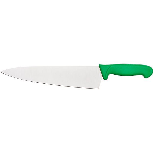 Cuchillo cocinero Stalgast Premium, HACCP, mango verde, hoja de acero inoxidable 26 cm, MS2412260