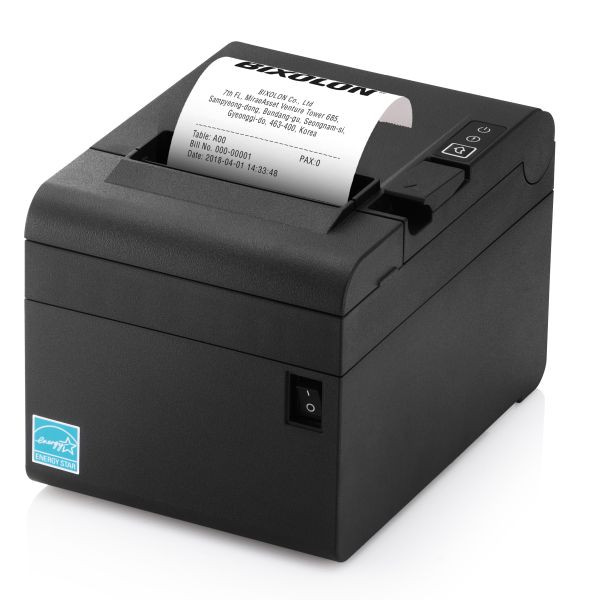 Impresora térmica directa de recibos y tickets Bixolon de 3 pulgadas (80 mm), 180 ppp, serie, Ethernet y USB, SRP-E300ESK
