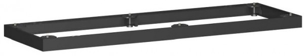 base de metal geramöbel, selección según el ancho del mueble, 1200x50, negro, N-10MS12-Z