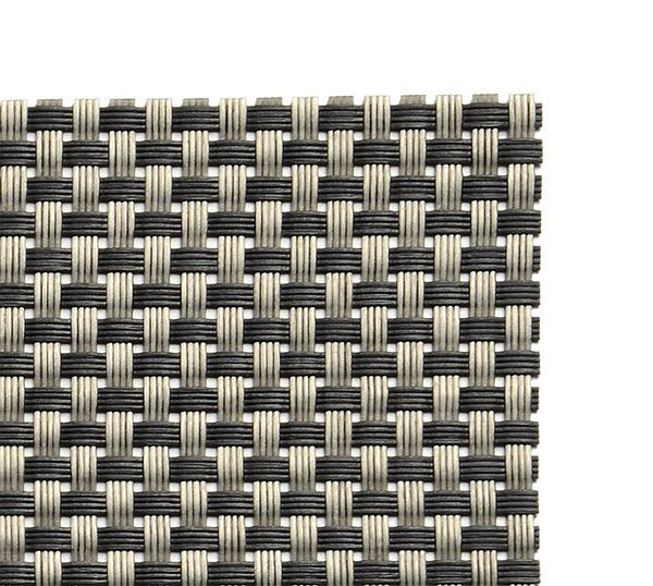 APS mantel individual - gris plateado, 45 x 33 cm, PVC, banda estrecha, paquete de 6, 60015