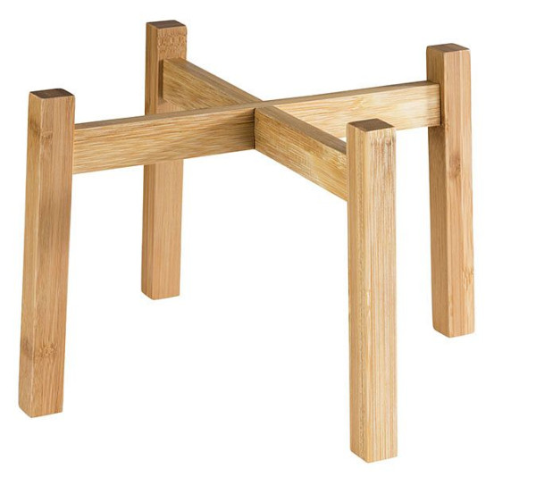 Estructura APS, 23 x 23 cm, altura 14 cm, madera de bambú, marrón, 10426