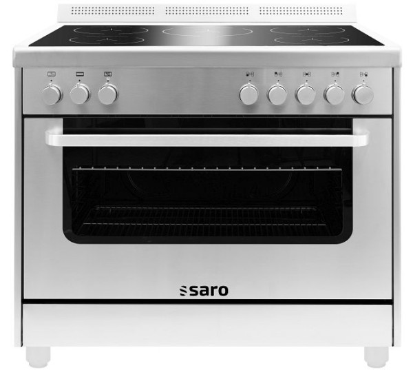 Cocina de inducción Saro + horno eléctrico TS95IND61X plateada, 331-1200