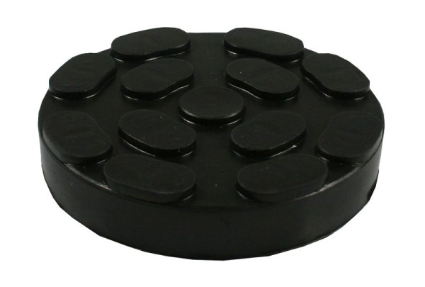 Almohadilla de goma para casquillos adecuada para Ravagli/Sirio/Space, H: 21 mm D: 100 mm con placa de acero, 100492