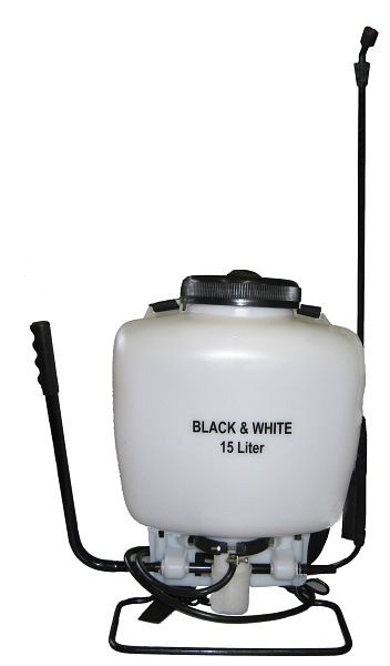 Pulverizador de mochila De Witte Black & White Depósito 15 l blanco, 450.750.000