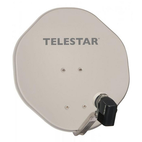 TELESTAR ALURAPID 45 Antena parabólica Twin LNB, beige, 5102502-AB
