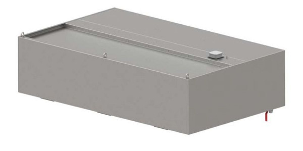 Campana de pared Stalgast &quot;Expert Line&quot;, forma de caja de 1000 mm x 900 mm con filtro de laberinto/ciclón LC2 tipo A, WH10912