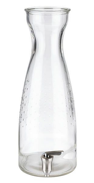 Vaso APS con grifo incluido, Ø 15,5 cm, altura: 42 cm, recipiente de vidrio, 4,5 litros, 10422