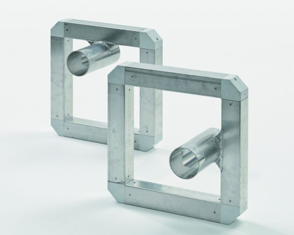 Cavaletti de aluminio Growi, por par, para poste de madera, 10094720