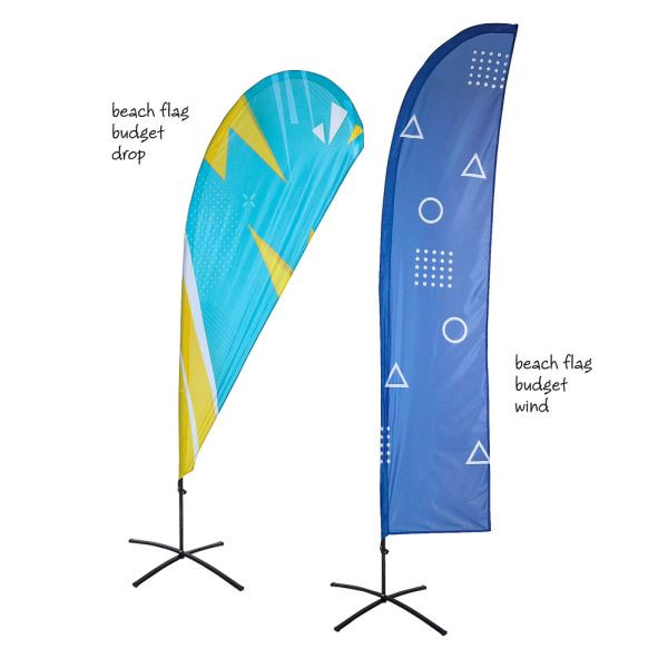 Showdown Displays Beachflag Budget Wind and Drop extra grande, BFB-XL