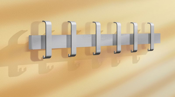 Armario de pared de seguridad Kerkmann Arosa, A 950 x P 80 x A 190 mm, aluminio plateado, 32640514