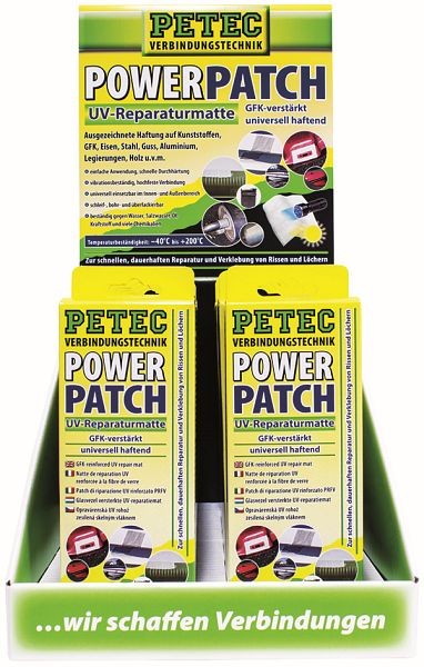Petec Display Power Patch contenido 12 piezas 85150 (75 mm x 150 mm), 85012