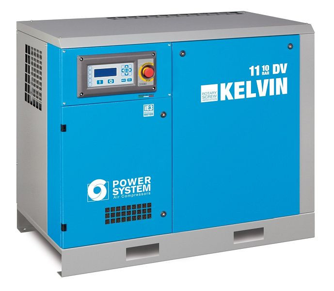 Compresor de tornillo industrial POWERSYSTEM IND, KELVIN 11-10 DV de velocidad variable, 20140932