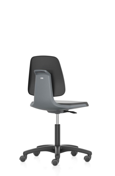 silla de trabajo bimos Labsit con ruedas, asiento H.450-650 mm, Supertec, carcasa de asiento antracita, 9123-SP01-3285