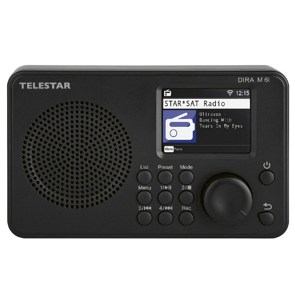 Radio híbrida TELESTAR DIRA M 6i, radio por Internet, reproductor de música USB, radio multifuncional compacta, DAB + / FM RDS, WiFi, Bluetooth, 30-016-02
