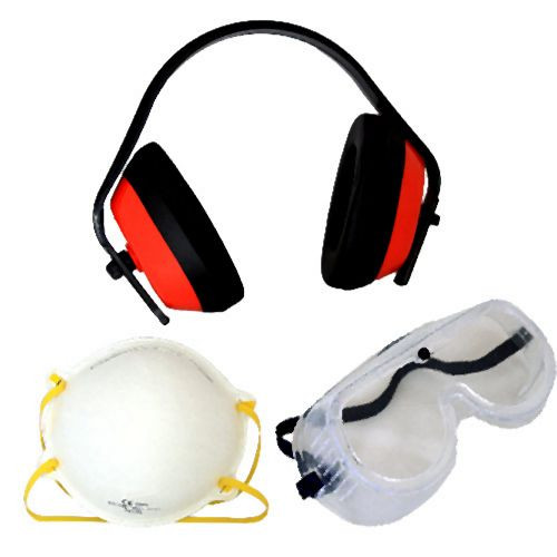 Karl Dahm set de seguridad para ojos y vías respiratorias, gafas, protección auditiva, protección bucal, 11868