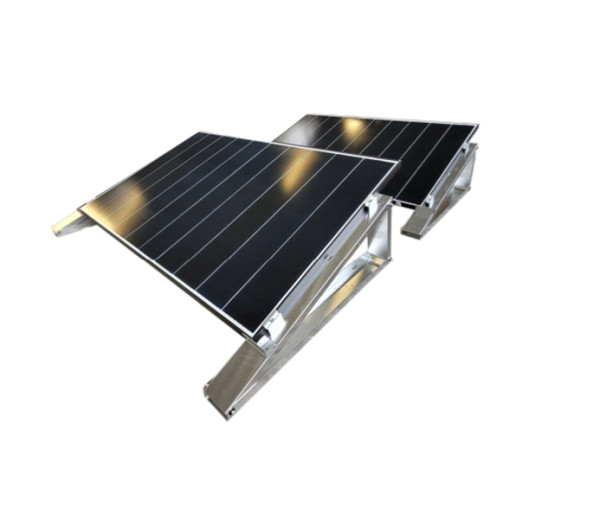 Elevación de cubierta plana venturama - Juego "Flat-Flex" - para 2 módulos fotovoltaicos (en una fila), 2000011
