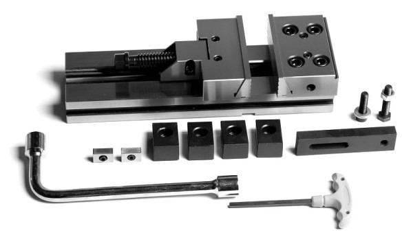 MACK tornillo de banco de precisión mecánico, BB 150 mm, SW 200 mm, ZE-CMC-150/200