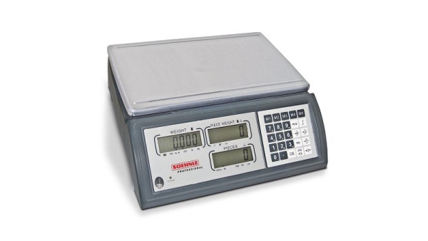 Balanza contadora Soehnle, carga máxima: 45 kg, incrementos de dígitos: 1 g, 360 x 240 mm, con interfaz USB, 9221.08.001
