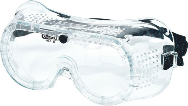 KS Tools Gafas de seguridad con banda elástica transparente, EN 166, 310.0120