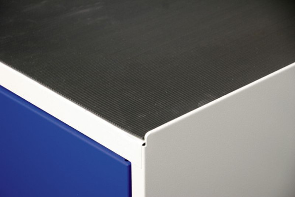 soporte de gabinete de caucho corrugado romo, serie 2000, ancho 500 mm, 2001050