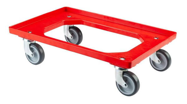 Rodillo de transporte BS rollers para cajas 60x40 cm, rojo, T.-ROLLER.1R