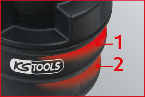 KS Tools Adaptador de entrada de 2 etapas, 31x38 mm, 150.2521