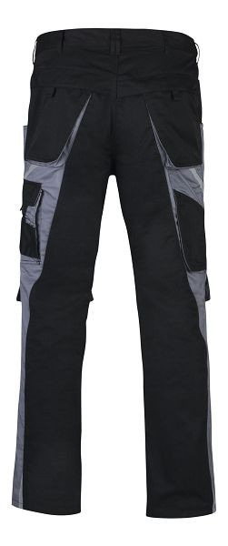 PKA Bestwork New / Lady pantalones de mujer, 250 g/m², negro/gris, tamaño: 34, PU: 5 piezas, DA-BWBH-S-034