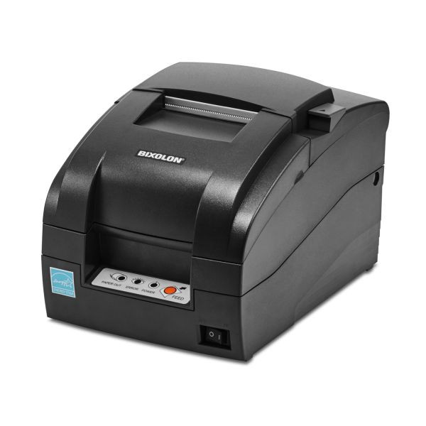 Impresora de recibos de matriz de puntos Bixolon de 3 pulgadas, barra de corte, serie, USB, SRP-275IIIAOSG