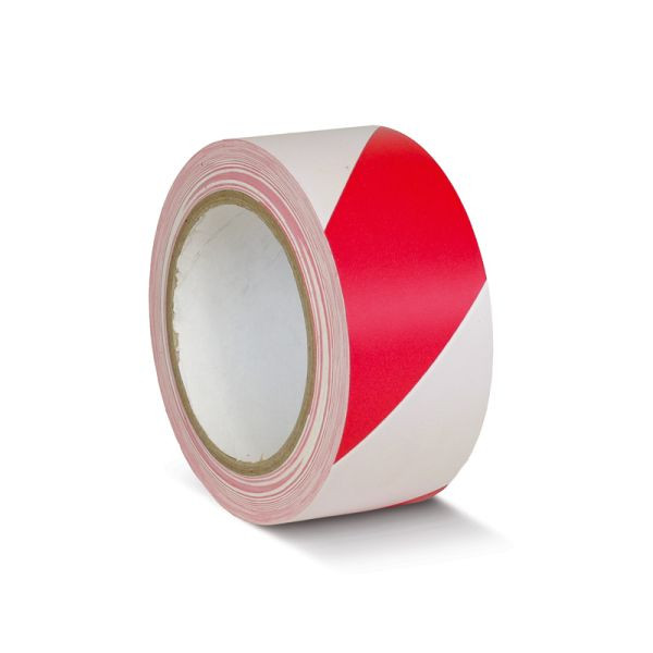 Mehlhose cinta de marcado de suelo estándar roja/blanca 50 mm x 33 m, KMSY05033