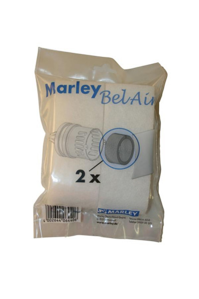 Conducto de aire de suministro Marley con filtro de reemplazo de protección contra el polen, PU: 2 piezas, 064406
