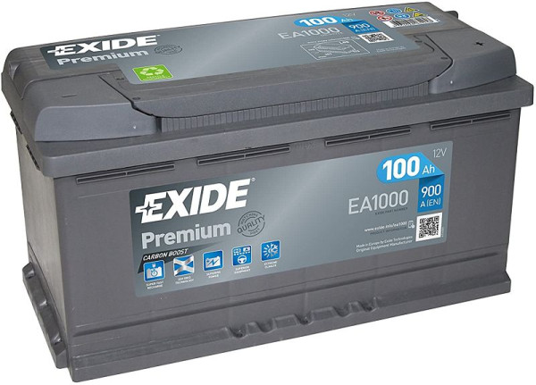 Batería de arranque EXIDE Premium EA 1000 Pb, 101 009700 20
