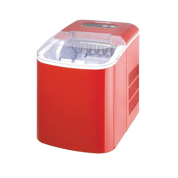 Máquina de hielo de mostrador Caterlite en rojo con llenado manual, DA257