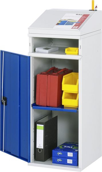 Escritorio lateral RAU, compartimento de almacenamiento, 450x1110/1220x520 mm, 07-450-M01.11