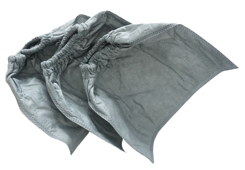 Bolsa de filtro de cabeza de filtro textil LAVOR Venti Trenta paquete de 3 para aspiradoras en seco, 52120101