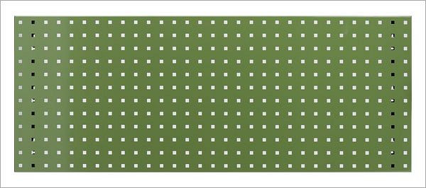 Placa perforada ADB, dimensiones: 1177x456mm, color: verde, RAL 6011, 23008