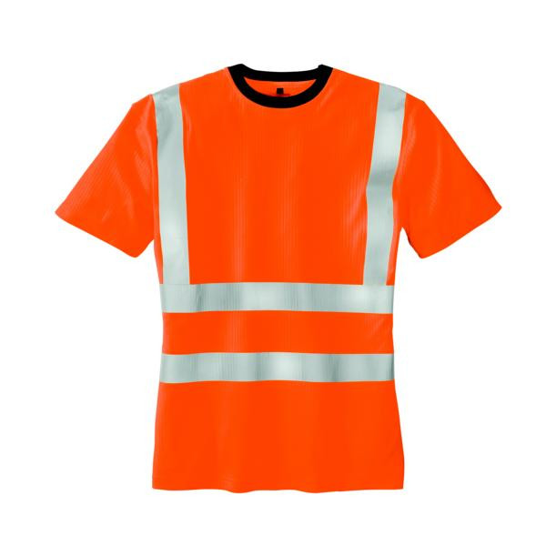 Camiseta de alta visibilidad teXXor HOOGE, talla: L, color: naranja brillante, paquete de 20 unidades, 7009-L