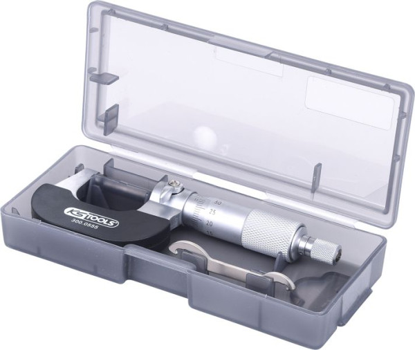 KS Tools micrómetro exterior, 0-25 mm, 300.0555