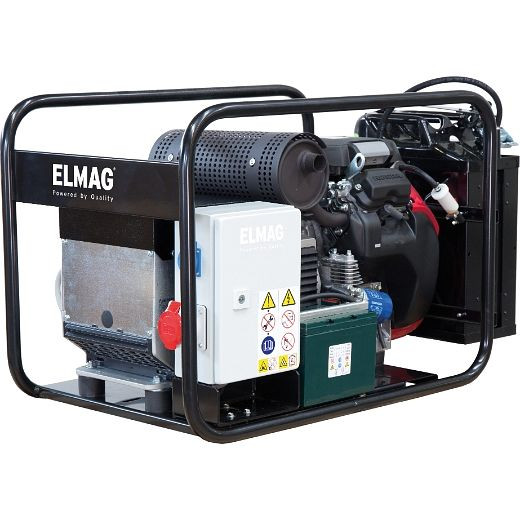 Generador de energía ELMAG SEB 16000WDE-AVR con motor HONDA GX690 y control AVR, 53199