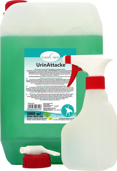 cdVet casaCare Urine Attack bote con botella de spray 5 L, 302