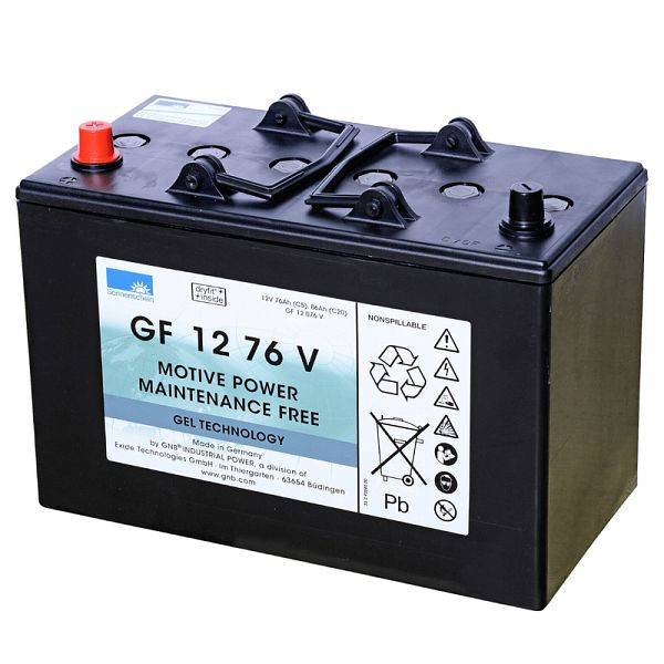 Batería EXIDE GF 12076 V, tracción dryfit, absolutamente libre de mantenimiento, 130100008